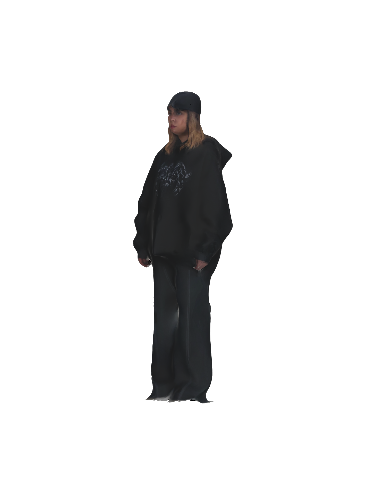 ARGONAUTS CAP, HOODIE AND BLACK FLARED PANTS